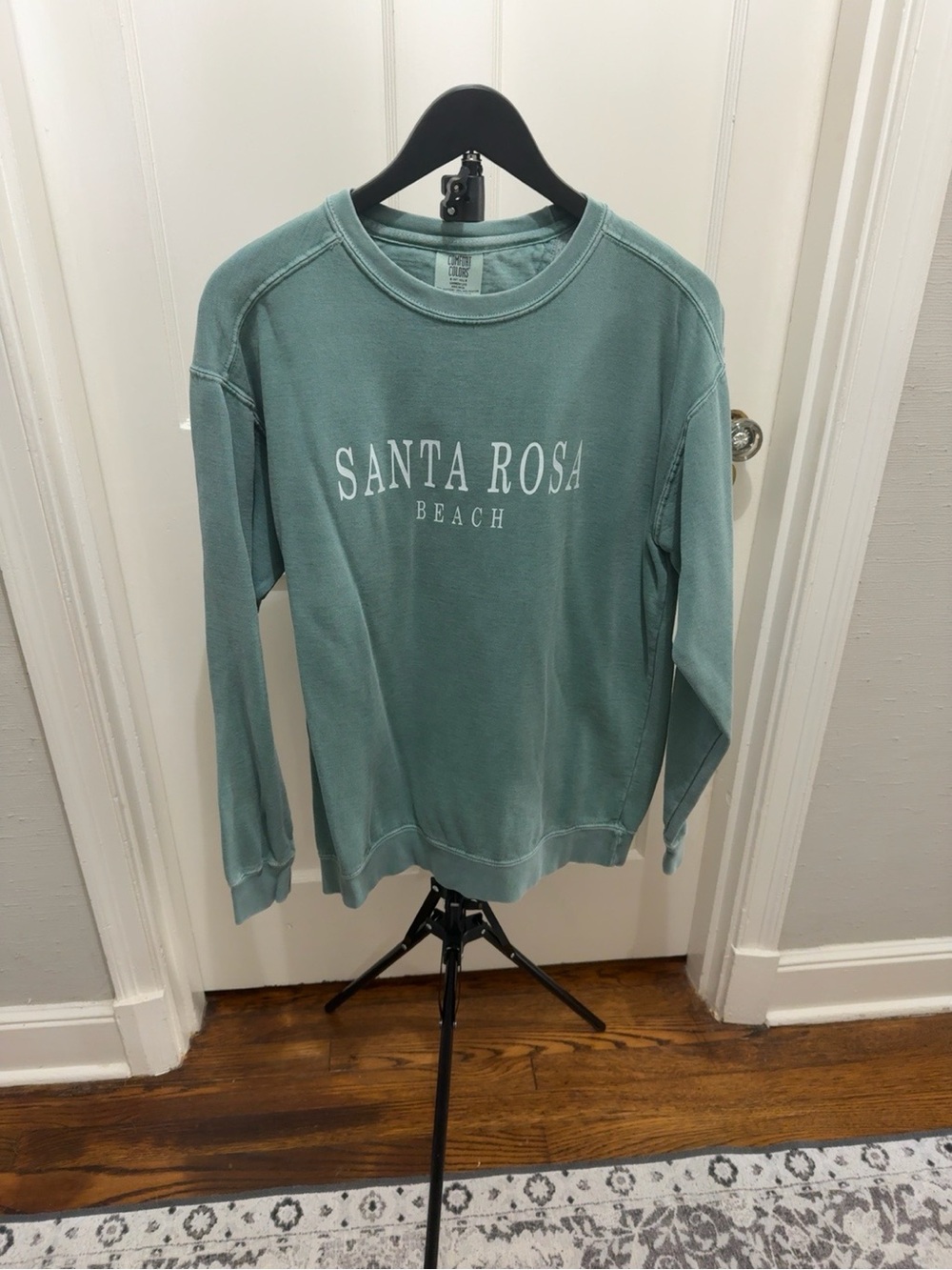 Comfort Colors Santa Rosa Beach Teal Crewneck Sweatshirt